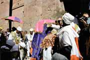 Procession during Timkat. Lalibela. Ethiopia.