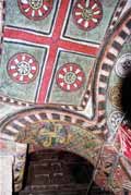 Ceiling of stone church at Lalibela. Ethiopia.