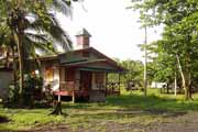 Small village church. Manzanillo. Costa Rica.