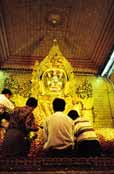 Mahamuni Paya (Great Sage Pagoda) at Mandalay. One the most sacred places at Myanmar. Myanmar (Burma).