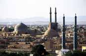 View to Yazd town. Iran.