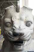 Stone statue at Persepolis. Iran.
