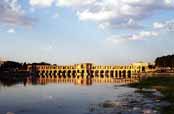 Khaju bridge. Esfahan. Iran.