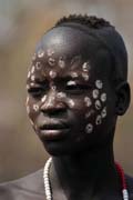 Mursi man. South, Ethiopia.