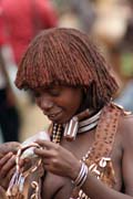 Market at Dimeka village. South, Ethiopia.