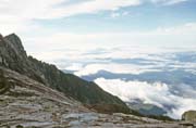 On the way on the top of Mt. Kinabalu. Sabah,  Malaysia.
