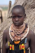 Karo woman. South, Ethiopia.