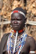 Arbore woman. South,  Ethiopia.