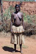 Woman in traditional dress, Konso. South, Ethiopia.