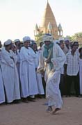 Waiting for whirling dervishes. Hamed-an Nil Mosque, Khartoum (Omdurman). Sudan.
