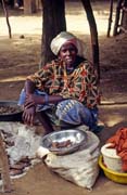 Regular Thursday market at Niafunk� village. Mali.