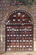 Traditional door at magreb style at town Timbuktu (Tombouctou). Mali.