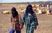 Tuaregs - people from desert. Dj�bok village. Mali.