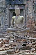 Old khmer-style ruins at Lopburi town. Thailand.