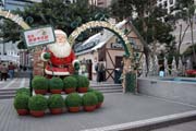 Christmas clelebration. Hong Kong.