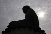 Monastery of Tian Tan Buddha statue. Hong Kong.