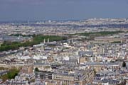 View from Eiffel Tower, Paris. France.
