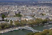 View from Eiffel Tower, Paris. France.