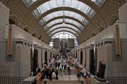 Mus�e d'Orsay, the museum building was originally a railway station. Paris. France.