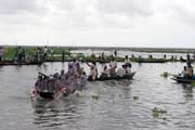 Festival at Nokou� lake at Ganvi� town. Benin.