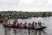 Festival at Nokou� lake at Ganvi� town. Benin.