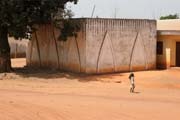 Interesting building at N'Gaound�r� town. Cameroon.
