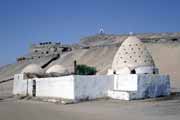 Mosque in nubian village near Aswan. Egypt.