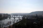 Bridges at Vltava river, Praha. Czech Republic.