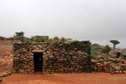 Typical stone house in the interior of Socotra (Suqutra) island. Yemen.