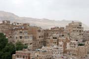 Houses at old quarter of Sana capitol. Yemen.