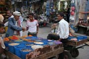 Spice vendor. Market at center of Ta'izz city. Yemen.