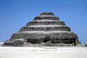 Zoser's Step Pyramid in Saqqara. Egypt.