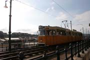 Tram, Budapest. Hungary.