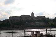 View from Danube River to Buda Castle, Budapest. Hungary.