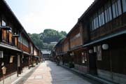 Higashi Geisha District (Higashi Chaya-Gai) at Kanazawa town. Japan.