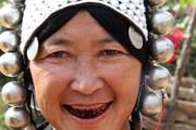 Akha woman, area around Kengtung town. Myanmar (Burma).