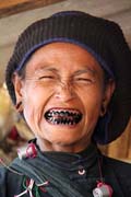 Woman from Eng tribe (sometimes called Ann or black teeth people), area around Kengtung town. Myanmar (Burma).