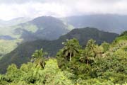 Mountains around Baracoa town. Cuba.