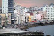 View to old Malec�n, Havana. Cuba.