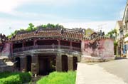 Old japanese bridge in Hoi An. Vietnam.