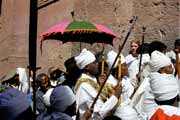 Procession during Timkat. Lalibela. North, Ethiopia.