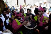 Procession during Timkat. Lalibela. North, Ethiopia.