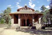 Debre Berhan Selassie church in Gonder. Ethiopia.
