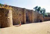 Walls and gate of old Harar. East, Ethiopia.