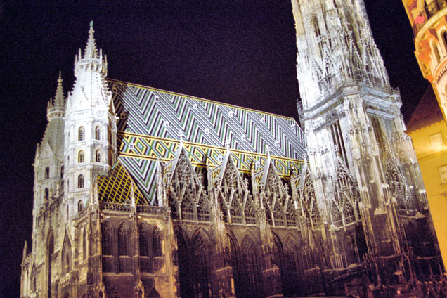 Night Vienna. Austria.