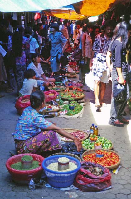 Main weekly market at Rantepao, Tana Toraja area. Sulawesi,  Indonesia.