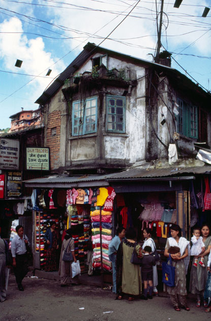 At Darjeeling street. India.