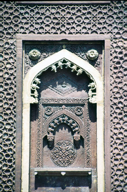 Taj Mahal complex. Agra town. India.