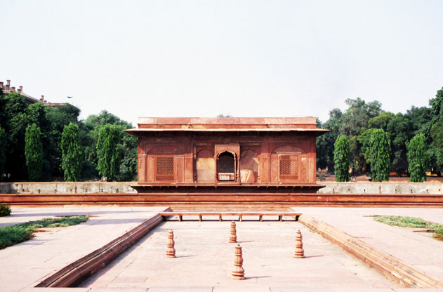 Red fort at old Delhi. India.