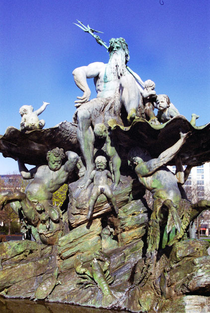 Neptun fountain. Berlin. Germany.